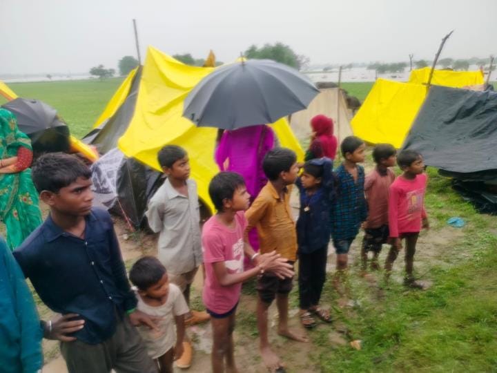 When the water level of rivers decreased, the rain increased the problems