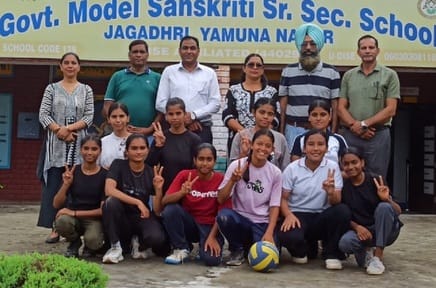 Girls won in under 19 volleyball