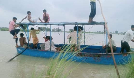 Boat was operated during flood but no relief was given