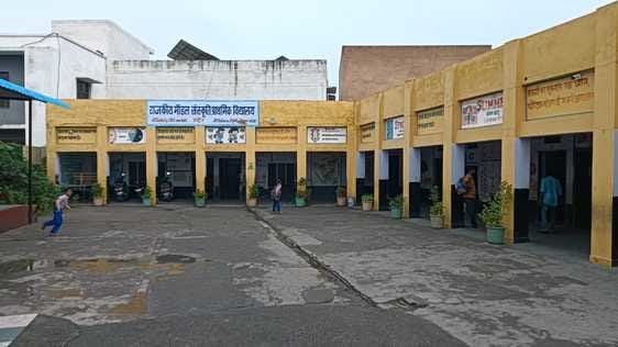 Agriculture Minister's city, electricity in school walls, water dripping from roof
