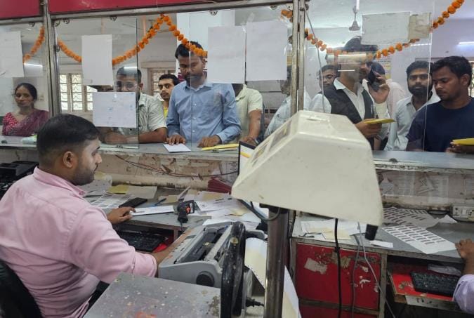 Work started in post office after software update
