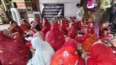 Corridor opposed with Radha-Krishna Kripa Kataksh Paath