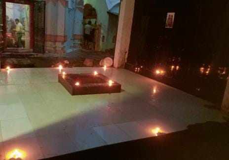 Billeshwar Mahadev Temple illuminated with 1051 lamps