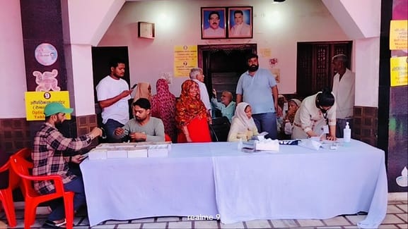 200 people were examined in the health camp