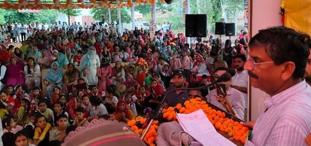 Cabinet minister gave the gift of development works worth three crores to Gurusar village