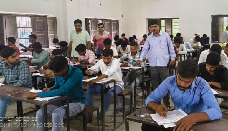 Six students of B.Ed first year did not appear in the examination