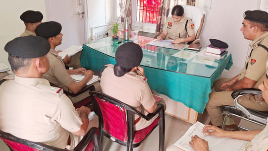 ASP inspected Bhattu Kalan police station