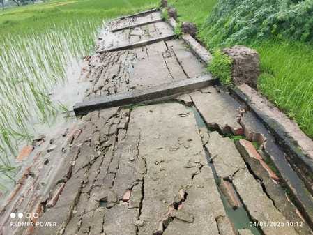 One thousand acres of crops submerged in water in Bara, farmers worried