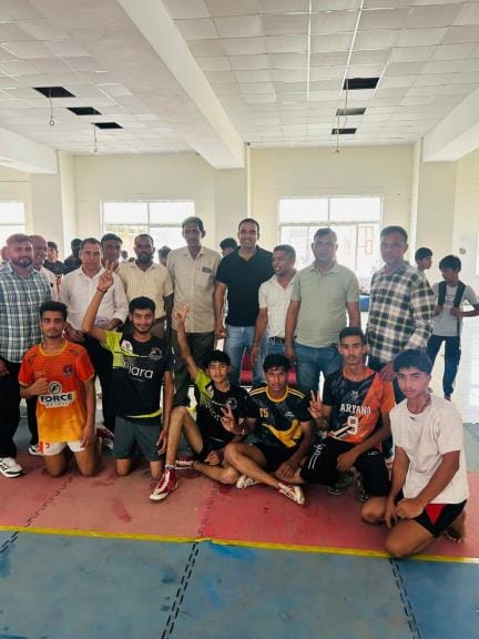 Araipura's team first in district level Kabaddi