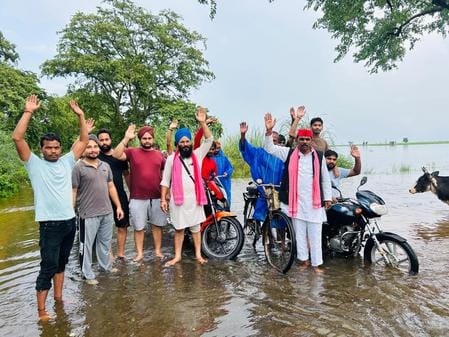 The people of Khadar are not getting relief from flood