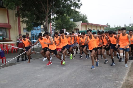 Youths ran to become Agniveer