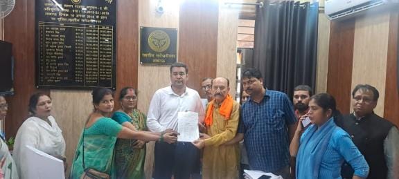 Memorandum submitted to SDM on waterlogging