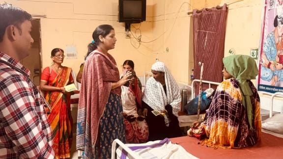 Awareness campaign conducted in health center on World Breastfeeding Week
