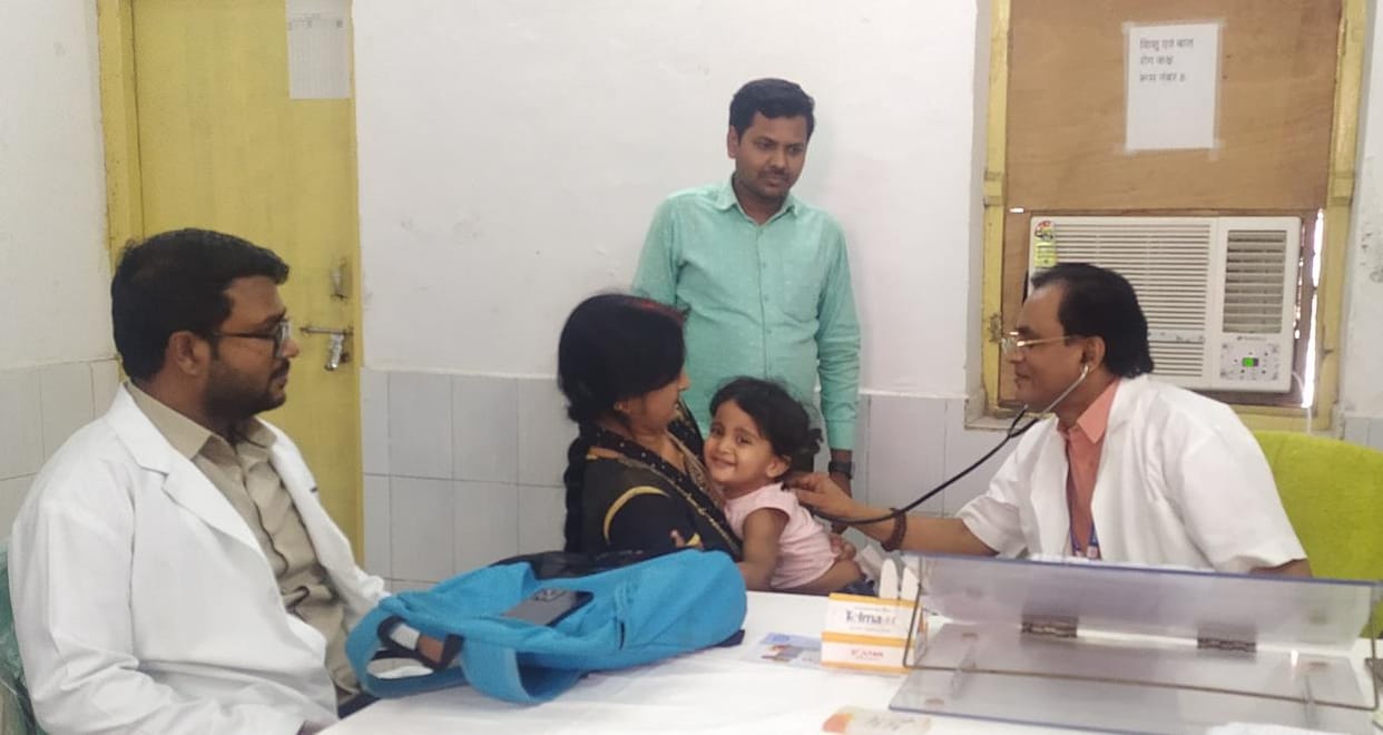40 viral patients are reaching the physician's OPD and 22 in the children's OPD