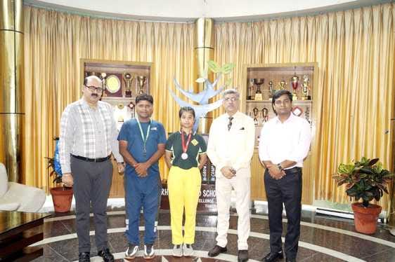 Sophia Parveen won bronze in Taekwondo