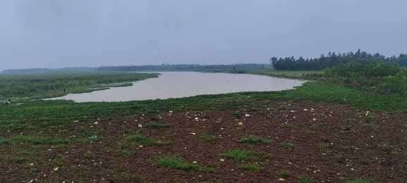 Water level of rivers increased due to rain, pitching collapsed in Amirnagar