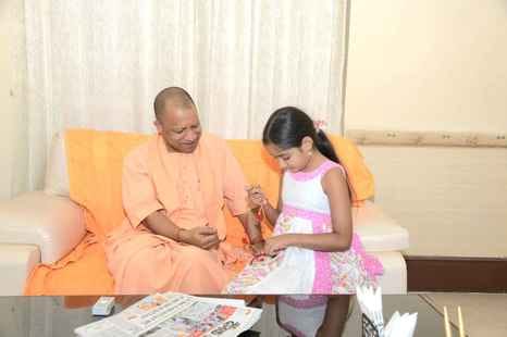 When Sofia tied Rakhi, CM said, son come to India from Germany
