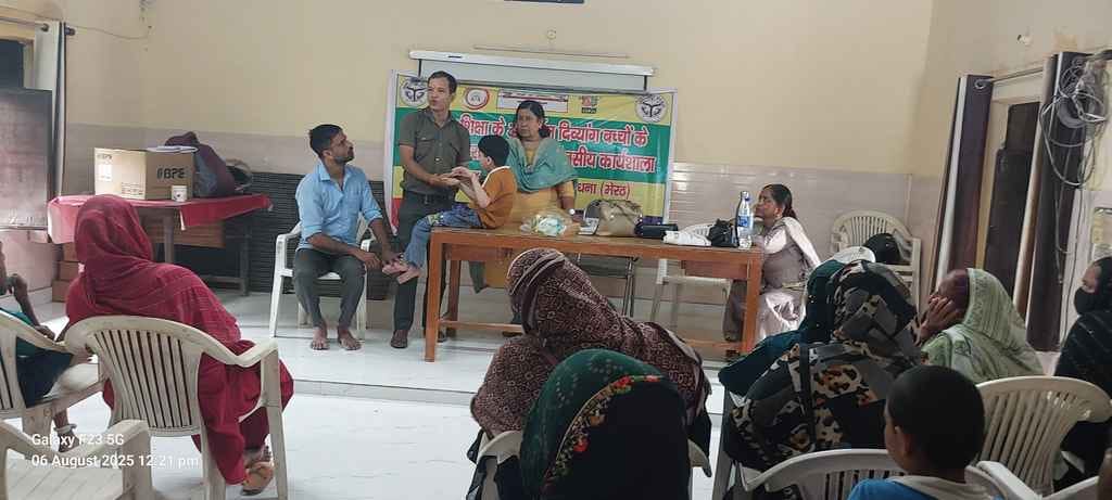 Training given to parents of disabled children