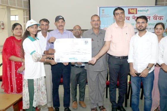 Certificates distributed to 140 girl students who completed internship