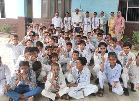 Students were made aware about health