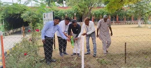 Block Education Officer inspected the model school