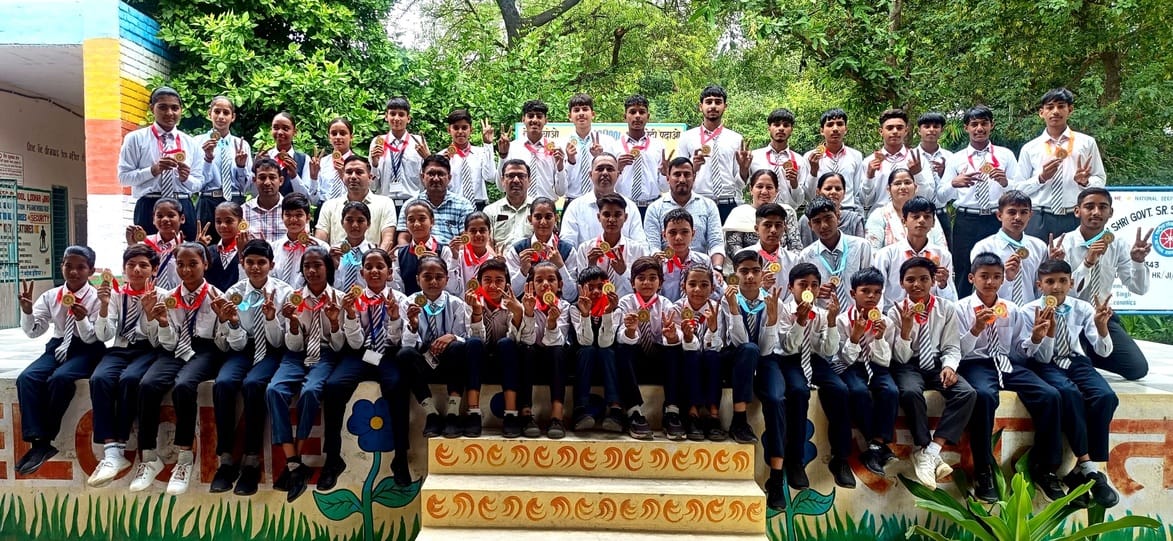 Students of Lodhar School won 52 medals in block level competition