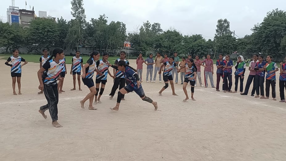 Baba Pancham Puri School Bhagal first in Kabaddi Under-14