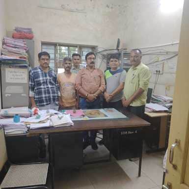 Jalore News: Three people caught taking a bribe of Rs 25,000 in Ahor SDM office