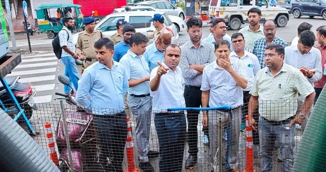 The rain caused havoc in the area, the municipality started relief work