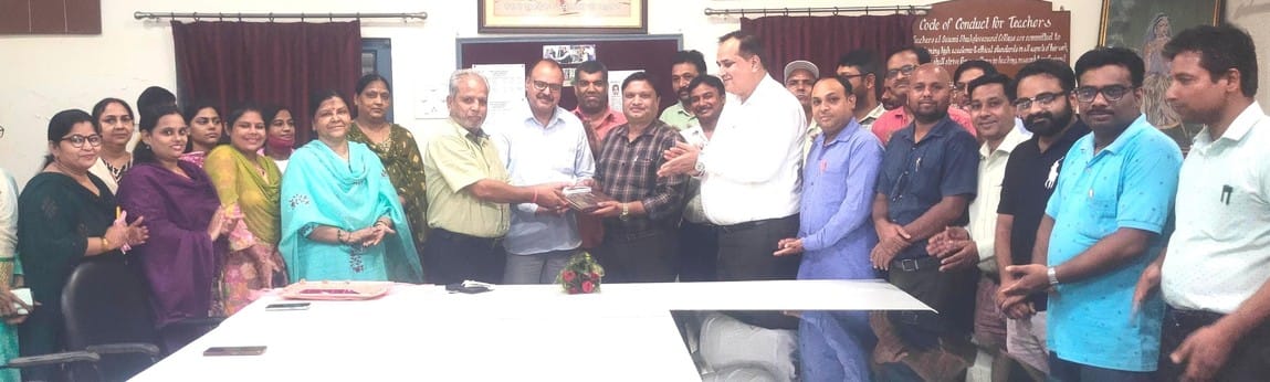 Prof. Azad received Sahitya Ratna award