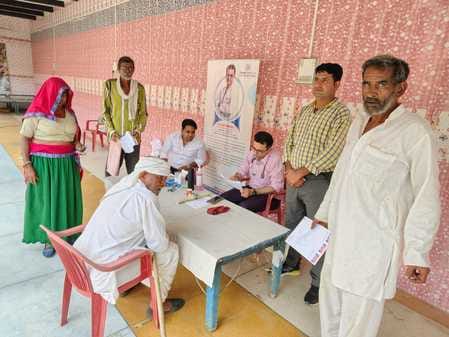 75 people got their health checked in a camp in Sihama
