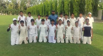 Block level school competition continues, players are showing their talent
