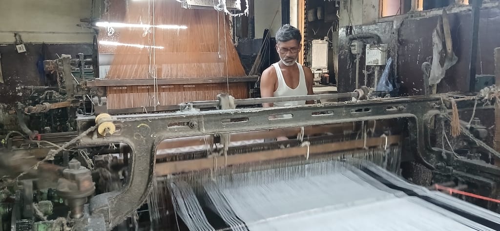 Technology has changed the format, weavers have moved from handloom to powerloom
