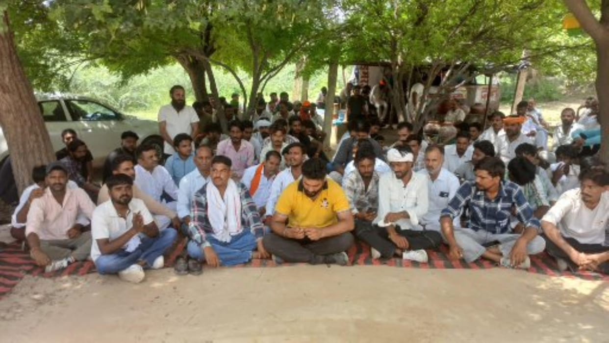 Protest held for five hours at Badagudha police station, sloganeering