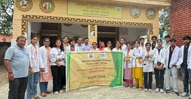 MDU students visited the dispensary