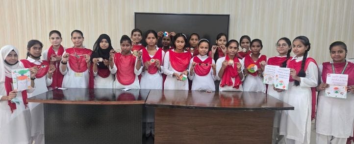 Rakhi made by college girls
