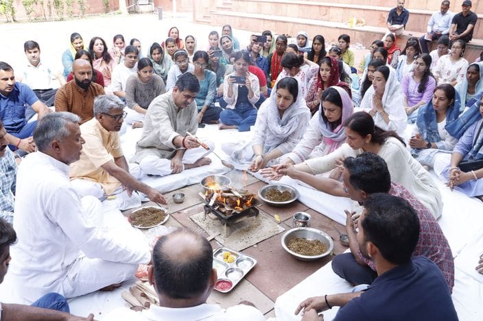 New academic session started with Havan in DLC Supwa