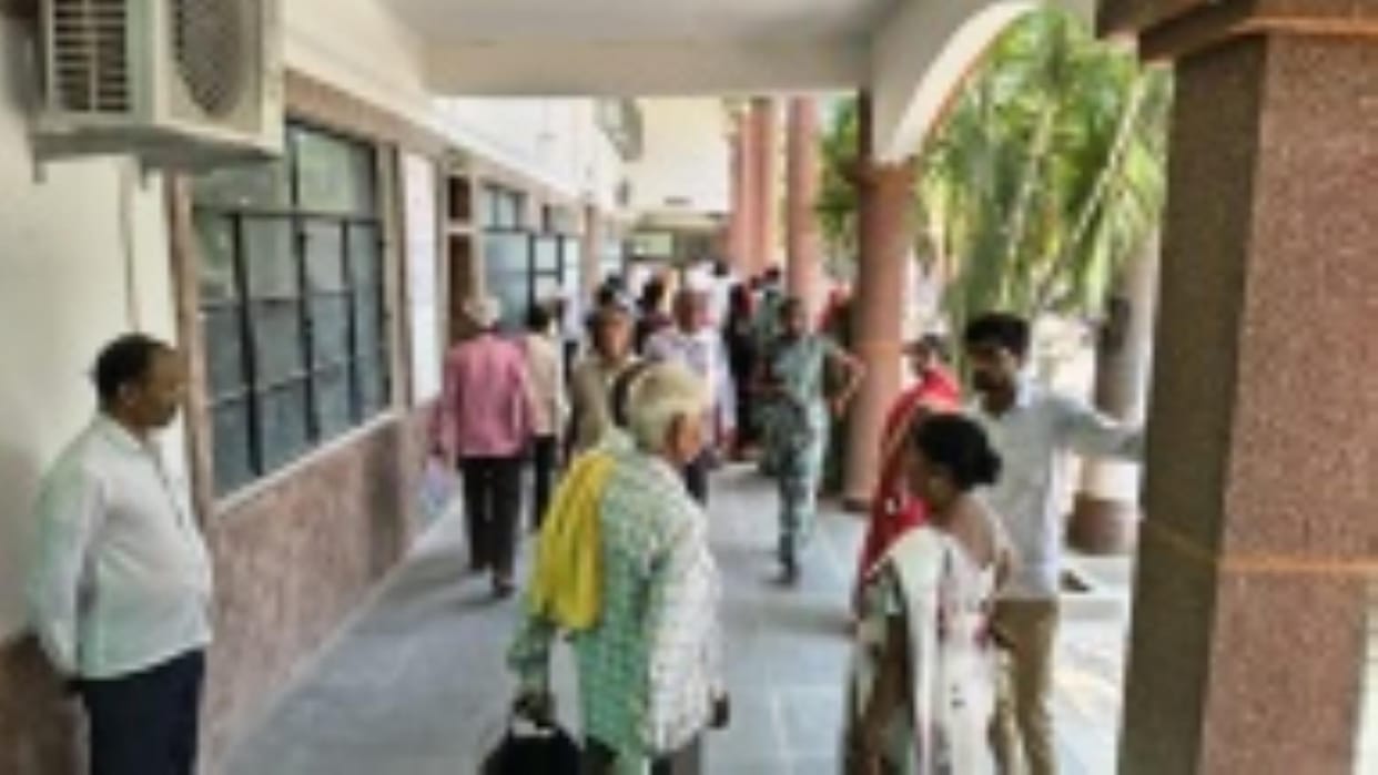Teachers staged a protest regarding their demands
