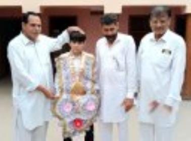 Rachna Parmar, who returned after winning gold medal in World Wrestling Championship, was honoured with a grand ceremony in Bhiwani