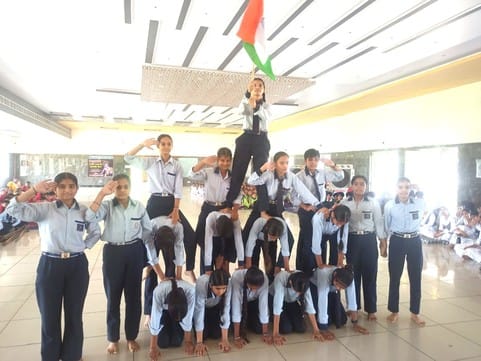 School children are working hard to prepare for Independence Day celebrations