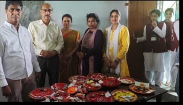 Vidhu, Mani and Bhavna first in Rakhi making competition