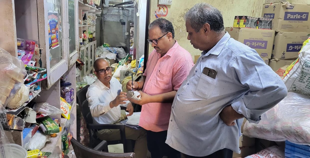 Food department raids, six samples sent for testing