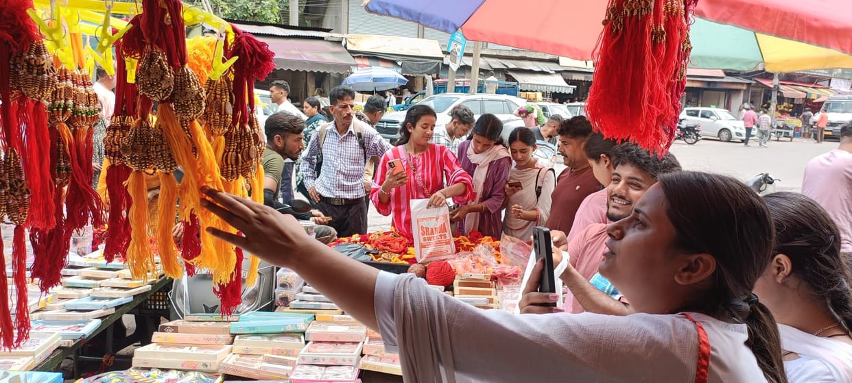 Reasi, Rakshabhandan, Rush in Market