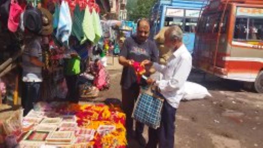 Chenani, Rakshabandhan, Market full of Peoples