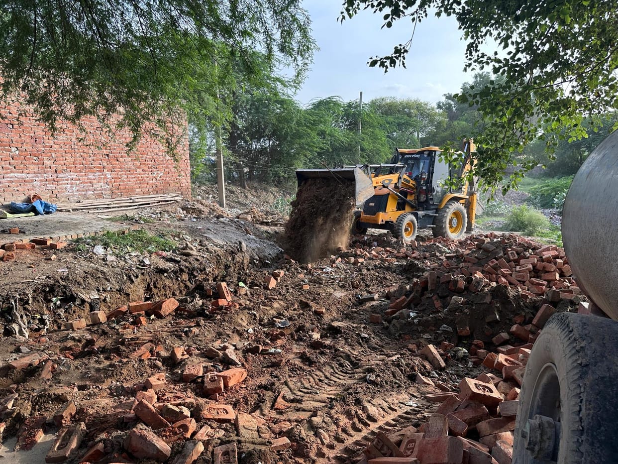 Occupation removed from one and a half acres of government land