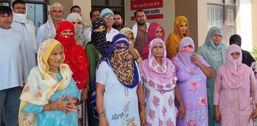 Villagers reached SDM's court with a request for construction of dilapidated street in Pipli