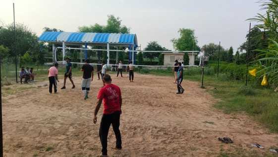 Volleyball competition held in Patikara for de-addiction