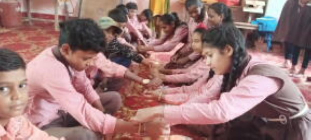 Sisters were delighted to receive gifts from their brothers and celebrated the festival with great pomp