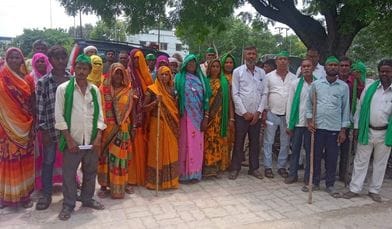 Bhakiyu demonstrated protest regarding the problems