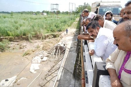 Deputy Chief Minister inspected Pandoga bridge